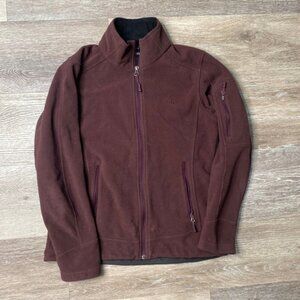 Marmot women’s small burgundy zip up jacket